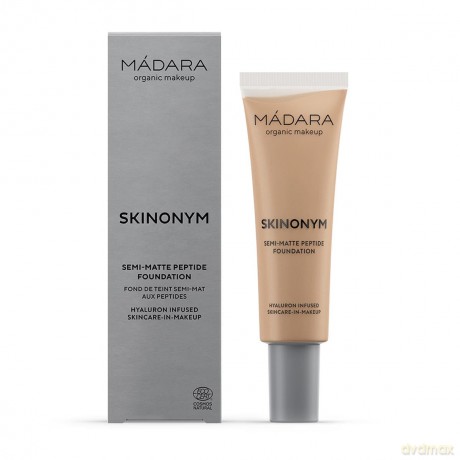 MÁDARA Semi-matte make-up with Skinonym peptides (Semi-Matte Peptide Foundation) 30 ml - Shade: Clay dla kobiety