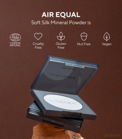 MÁDARA Silk mineral powder Air Egual (Soft Silk Mineral Powder) 9 g - Shade: 00 Translucent dla kobiety