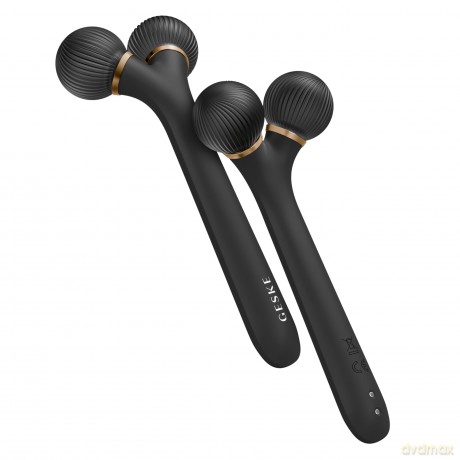GESKE Sonic facial and eye area massager 4 in 1 (Sonic Facial Roller) - Variant: Gray dla kobiety