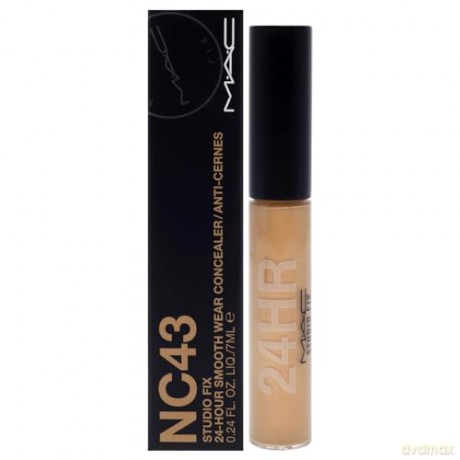 MAC Cosmetics Light liquid concealer Studio Fix (24-Hour Smooth Wear Concealer) 7 ml - Shade: NC43 dla kobiety