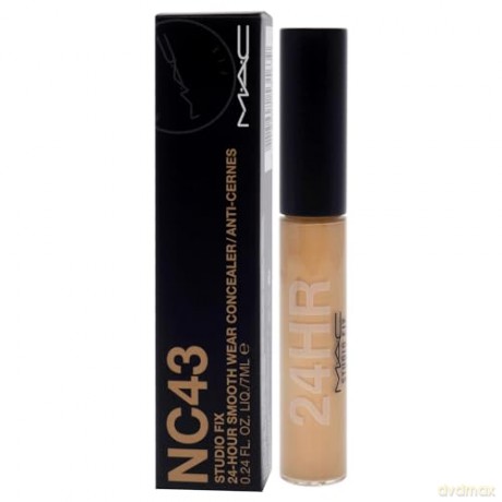 MAC Cosmetics Light liquid concealer Studio Fix (24-Hour Smooth Wear Concealer) 7 ml - Shade: NC43 dla kobiety