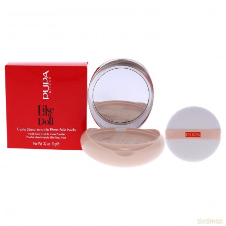 PUPA Milano (Invisible Loose Powder) Like A Doll 9 g - Shade: 001 Light Beige dla kobiety