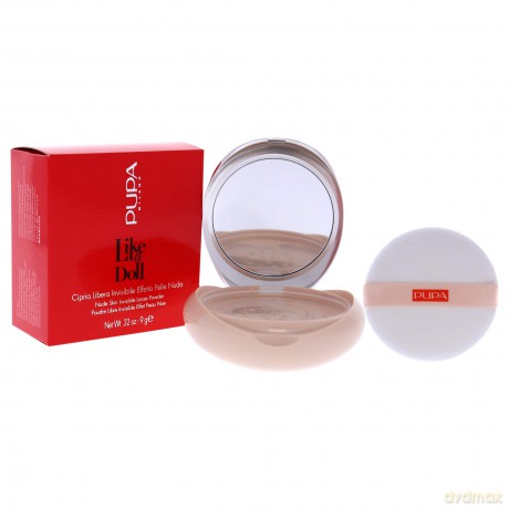 PUPA Milano (Invisible Loose Powder) Like A Doll 9 g - Shade: 001 Light Beige dla kobiety