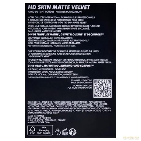 Make Up For Ever Compact make-up HD Skin (Powder Foundation) 11 g - Shade: 2R24 Cool Nude dla kobiety