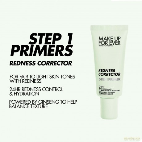 Make Up For Ever Foundation base for skin prone to redness Redness Corrector (Step 1 Primer) 30 ml dla kobiety