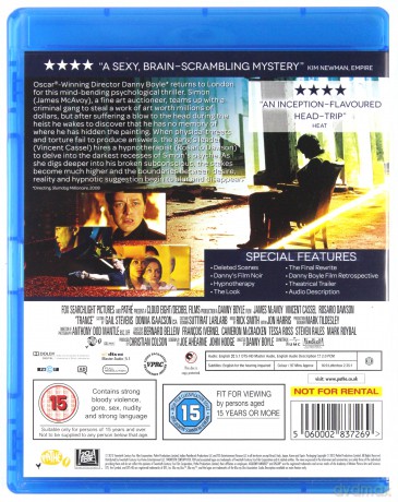 Trance (Trans) [Blu-Ray]