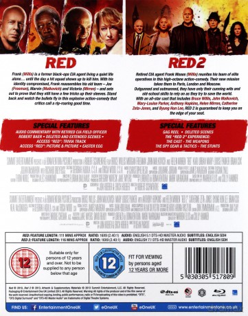 The Red Collection (Red/Red 2) [2Blu-ray]