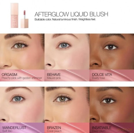 NARS Liquid blush (Afterglow Liquid Blush) 7 ml - Shade: Wanderlust dla kobiety
