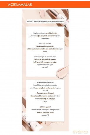 Missha Brightening BB Cream SPF 50 Perfect Blanc (Brightening BB Cream) 40 ml - Shade: 21 Vanilla dla kobiety