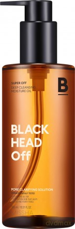 Missha Cleansing oil against blackheads Super Off Black Head Off (Deep Cleansing Moisture Oil) 305 ml dla kobiety