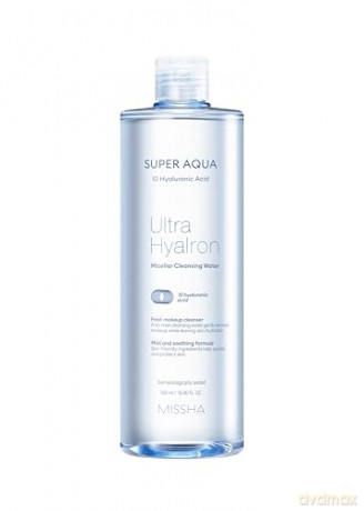 Missha Cleansing micellar water Super Aqua Ultra Hyalon (Micellar Cleansing Water) 500 ml dla kobiety