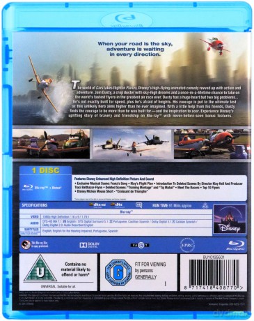 Planes (Samoloty) [Blu-Ray]