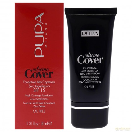 PUPA Milano High coverage make-up Extreme Cover SPF 15 (High Coverage Foundation Zero Imperfections) 30 ml - Shade: 050 Deep Sand dla kobiety