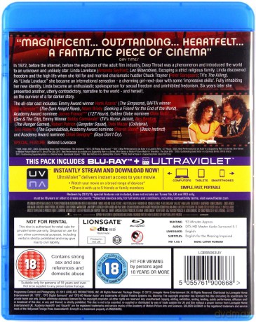Lovelace (Królowa XXX) [Blu-Ray]