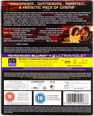 Lovelace (Królowa XXX) [Blu-Ray]