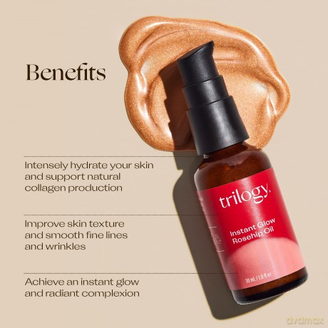 Trilogy Rosehip skin oil Instant Glow (Rosehip Oil) 30 ml dla kobiety