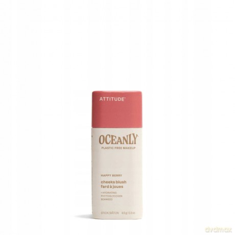 Attitude Cream blush in stick Oceanly (Cheeks Blush) 8.5 g - Shade: Happy Berry dla kobiety