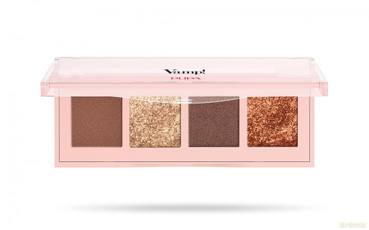 PUPA Milano Vamp eyeshadow palette! (Palette) 5.2 g - Shade: 002 Gold Bronze dla kobiety