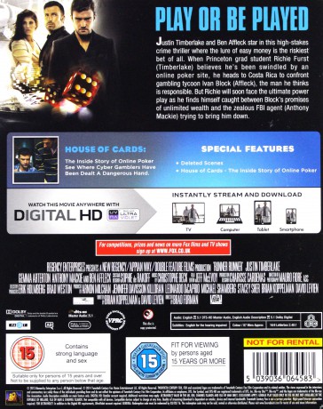 Runner, Runner (Ślepy Traf) [Blu-Ray]