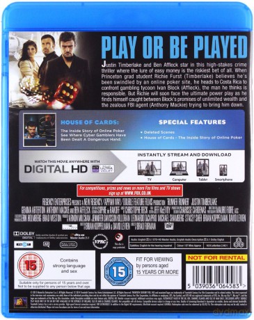 Runner, Runner (Ślepy Traf) [Blu-Ray]