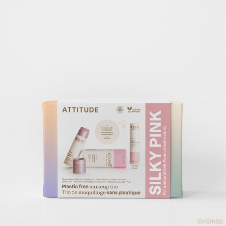 Attitude Gift set of decorative cosmetics Oceanly Silky Pink dla kobiety