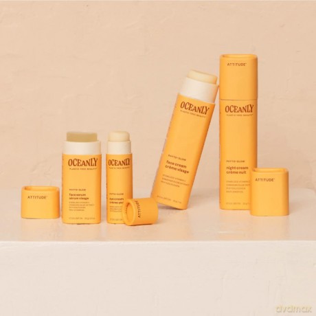 Attitude Brightening skin cream in a stick with vitamin C Oceanly (Glow Face Cream) 8.5 g dla kobiety