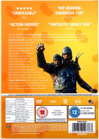 Jack The Giant Slayer (Jack Pogromca Gigantów) [DVD]