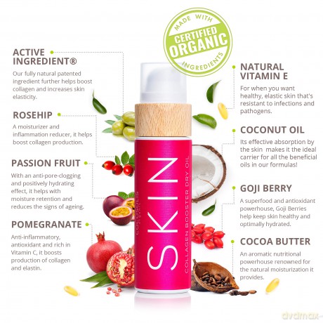 Cocosolis Body dry oil to support collagen formation Skin (Collagen Booster Dry Oil) 110 ml dla kobiety