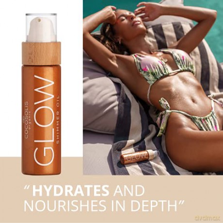 Cocosolis Brightening body dry oil Glow (Shimmer Oil) 110 ml dla kobiety