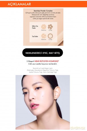 Missha Brightening base foundation SPF 50+ Radiance Perfect Fit Cushion (Foundation) 15 g - Shade: 21 Fair dla kobiety