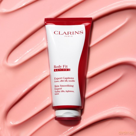 Clarins Smoothing body cream Body Fit Active (Skin Smoothing Expert) - Volume: 200 ml dla kobiety