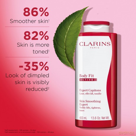 Clarins Smoothing body cream Body Fit Active (Skin Smoothing Expert) - Volume: 400 ml dla kobiety