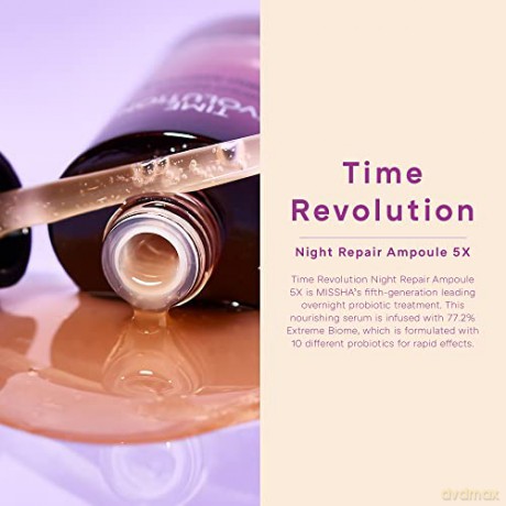 Missha Night regeneration skin serum Time Revolution (Night Repair Ampoule 5x) 50 ml dla kobiety