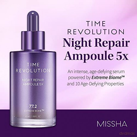 Missha Night regeneration skin serum Time Revolution (Night Repair Ampoule 5x) 50 ml dla kobiety