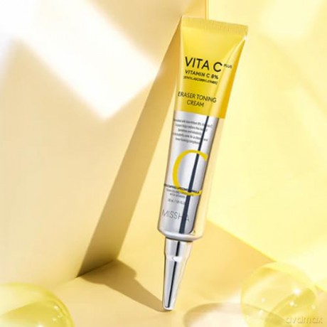 Missha Brightening skin cream Anti-Age Vita C Plus (Eraser Toning Cream) 30 ml dla kobiety