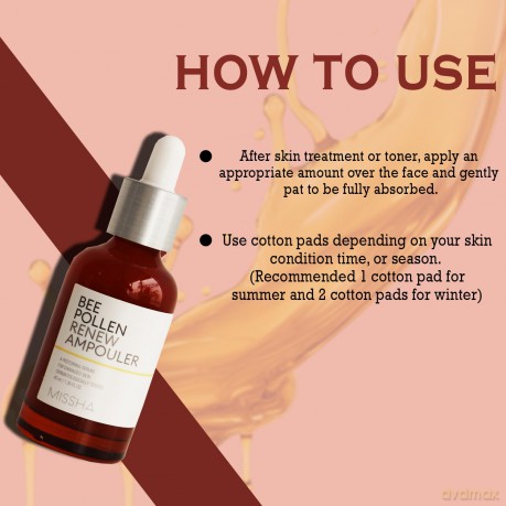 Missha Bee Pollen skin serum (Renew Ampouler) 40 ml dla kobiety