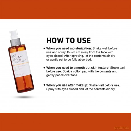 Missha Regenerating skin tonic Bee Pollen (Renew Treatment) 150 ml dla kobiety