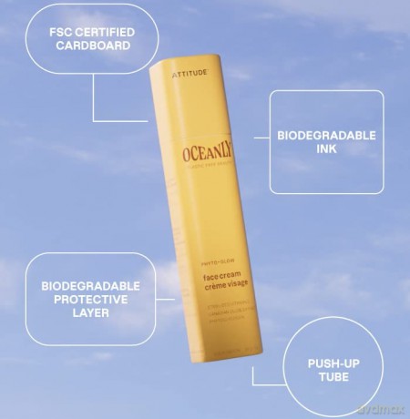 Attitude Oceanly vitamin C brightening skin care gift set dla kobiety