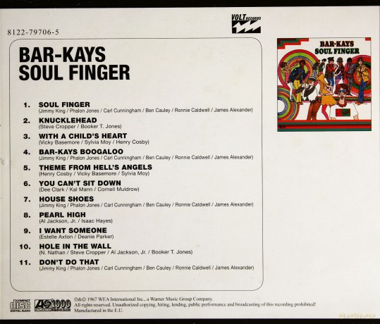 Bar-Kays: Soul Finger [CD]