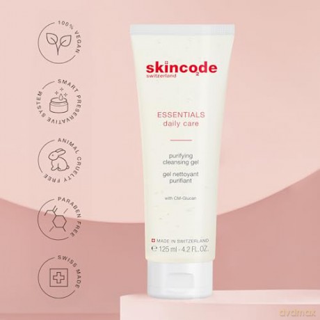Skincode Foaming cleansing gel Essentials Daily Care (Purifying Cleansing Gel) 125 ml dla kobiety