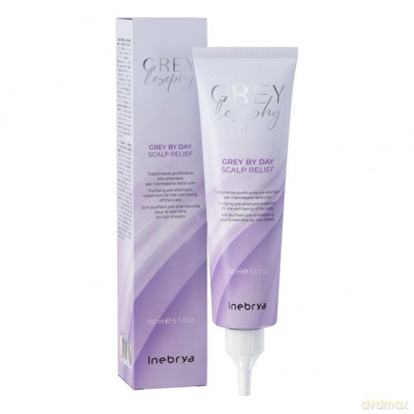Inebrya Cleansing treatment for a healthy scalp of gray and platinum hair Gray By Day (Scalp Relief) 150 ml dla kobiety