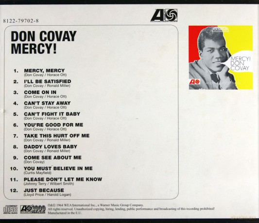 Don Covay: Mercy ! [CD]