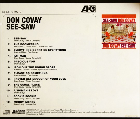 Don Covay: See-Saw [CD]