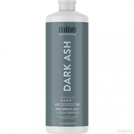 Minetan Self-tanning liquid for an ultra-dark tan Dark Ash (Pro Spray Mist) 1000 ml dla kobiety