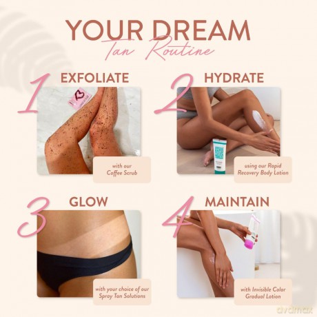 Minetan Self-tanning liquid for an ultra-dark tan Dark Ash (Pro Spray Mist) 1000 ml dla kobiety