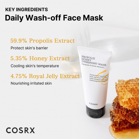 COSRX Night mask Full Fit Propolis Honey (Overnight Mask) 60 ml dla kobiety