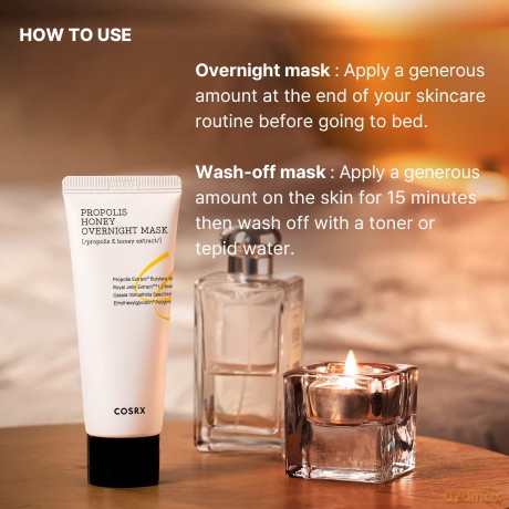 COSRX Night mask Full Fit Propolis Honey (Overnight Mask) 60 ml dla kobiety
