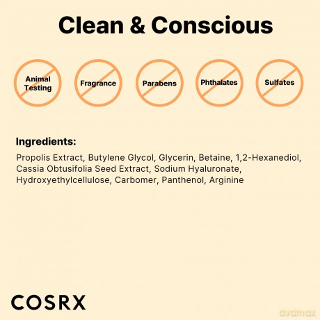 COSRX Hydrating ampoule with propolis Full Fit (Propolis Light Ampoule) 30 ml dla kobiety