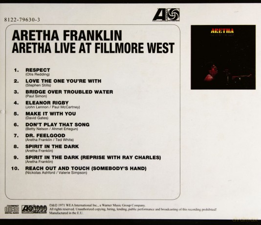 Aretha Franklin: Aretha Live At Fillmore West [CD]