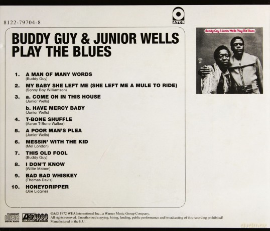Buddy Guy With Junior Wells: Play The Blues [CD]